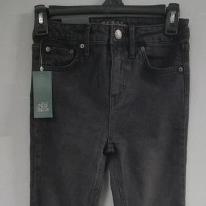 Distressed Black High-Rise Skinny Jeans Size 00L, NWT